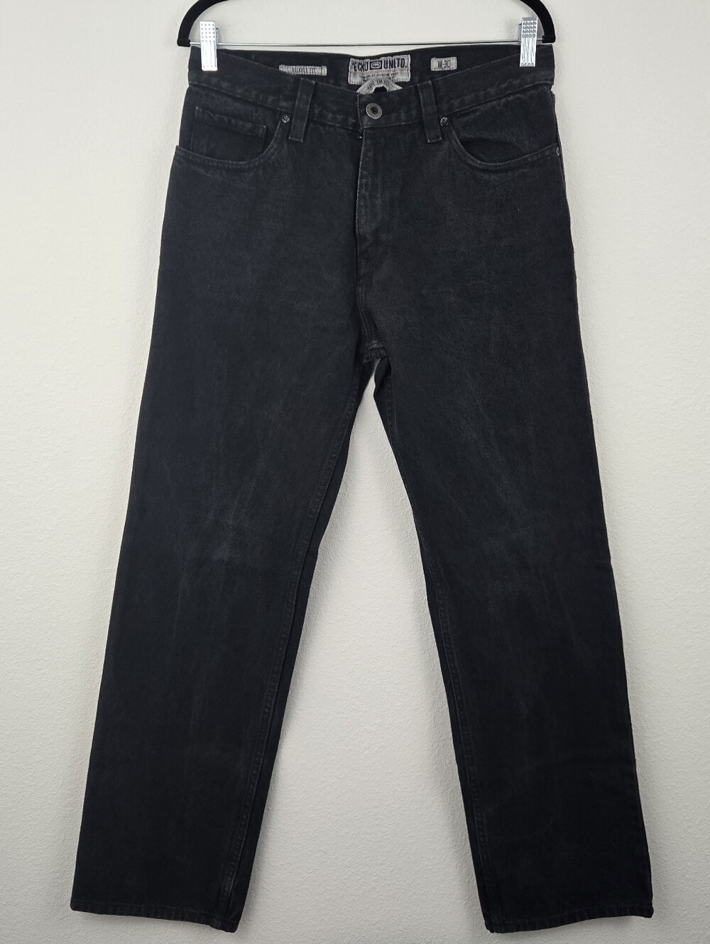 Black Ecko Unltd. Relaxed Fit Jeans